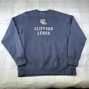 Clifford Lenox Sweatshirt Men Large Blue Foundation Crew Pullover Athletic